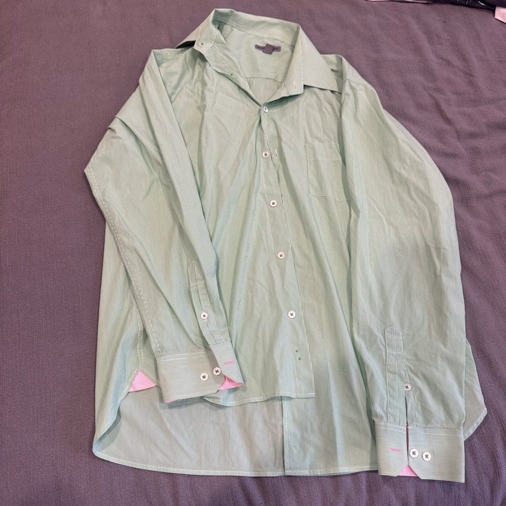 Men's Green Dress Shirt